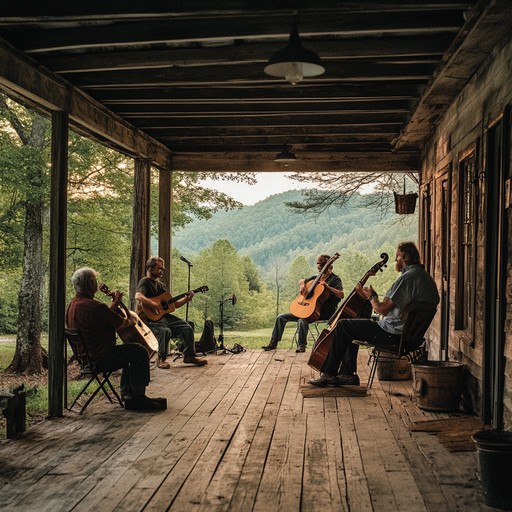 A lively and fast paced bluegrass instrumental driven by the mandolin, reflecting the spirited heart and soul of appalachian music. Rich, intertwining melodies evoke feelings of both joy and passionate yearning, painting a vivid picture of mountain life.