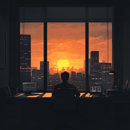 A soothing instrumental piece that blends soft piano melodies with atmospheric synths, guiding the listener through a reflective journey of personal growth within the corporate world. The track evokes feelings of introspection, ambition, and calm determination, perfect for business presentations, corporate videos, or as background music for professional settings.