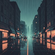 deep urban beats, mysterious shadows