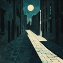 an eerie instrumental blending swing beats with chilling ambience