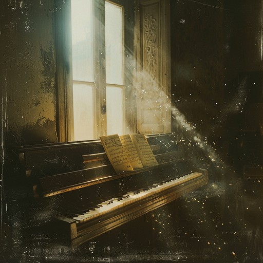 An evocative solo piano composition that weaves together delicate and hauntingly beautiful melodies with a gentle touch, capturing the essence of nostalgia and the passage of time. This piece creates a serene and introspective atmosphere, inviting deep personal reflection and emotional connection.