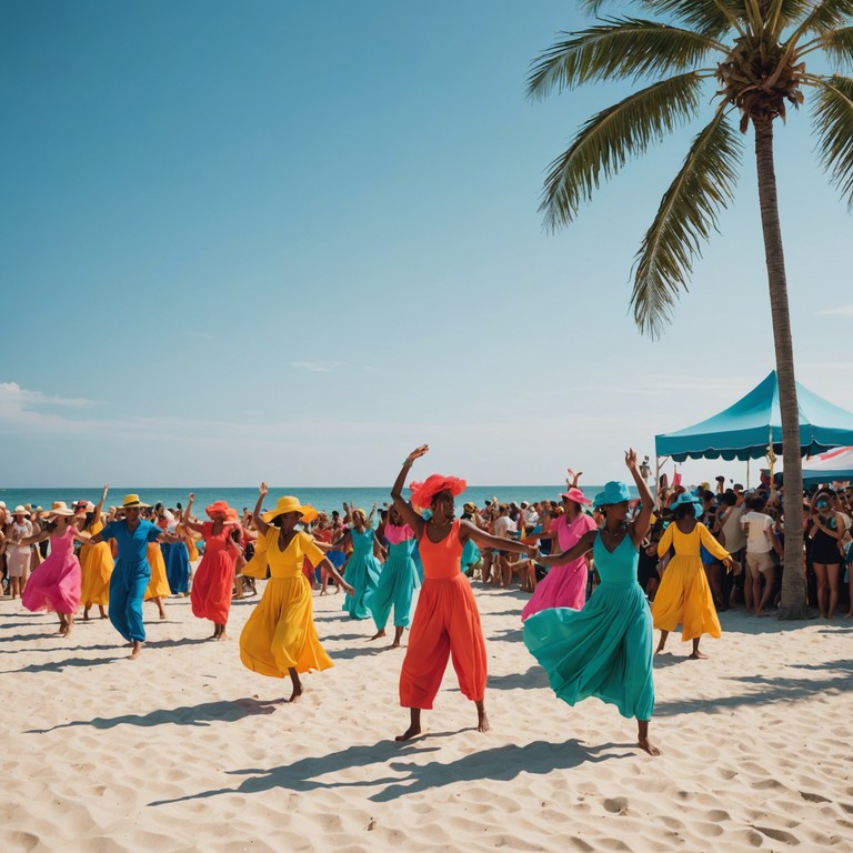 Imagine the bright sun over the caribbean, crystal clear waters and lively beach festivals capturing the essence of summertime joy through an engaging calypso rhythm that brings energy and smiles.