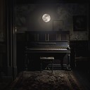 gentle piano creating reflective melancholy under moonlit night.