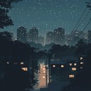 smooth starlit melodies evoke an enchanting urban night