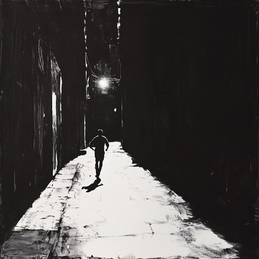 This instrumental track features a dark and gritty soundscape, layered with pulsating bass lines and frenzied hi hats. Perfect for a high stakes chase scene, it evokes an atmospherically tense mood with hints of danger. The use of deep, echoing reverb and sinister melodies ensures a gripping auditory experience that keeps listeners on the edge of their seats.