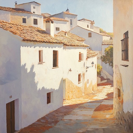 A calming guitar tune that paints a picture of a tranquil village siesta, intertwining traditional spanish musical essence with an ambiance perfect for rest and relaxation. This piece creates a meditative space, ideal for winding down or setting a serene atmosphere.