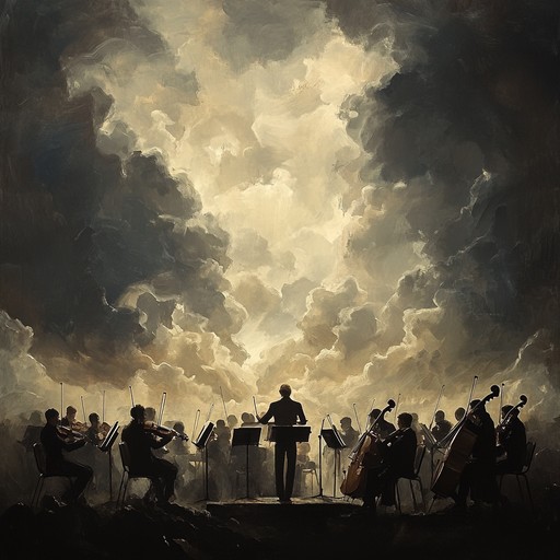 An emotive and intense instrumental opera piece that brings to life the raw power of a raging tempest. The orchestra leads the listener through waves of sound that evoke the chaos and beauty of a fierce storm.