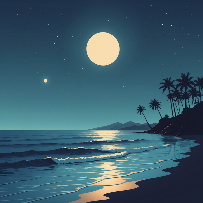 Imagine a serene evening where the soft lapping of waves synchronizes with a gentle, rhythmic rumba beat. A song that paints a picture of moonlight shimmering on the ocean's surface while smooth melodies played on the nylon string guitar create a backdrop of tranquil relaxation.