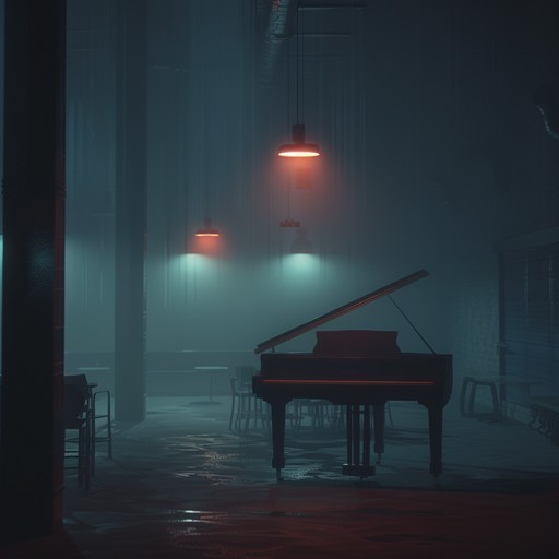 Envision a tranquil scene in a bustling city at night, where the muted sounds of jazz from a nearby jazz club wrap around the chilly breeze, creating an atmosphere of calm sophistication and intimate allure. A slow-paced, smooth, and silky jazz piece that elegantly blends with the night's ambiance.