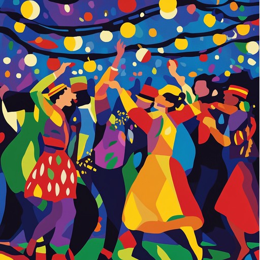 A lively instrumental klezmer song combining traditional melodies with groovy beats, featuring dynamic clarinet and violin interplay that inspires joyous dancing.