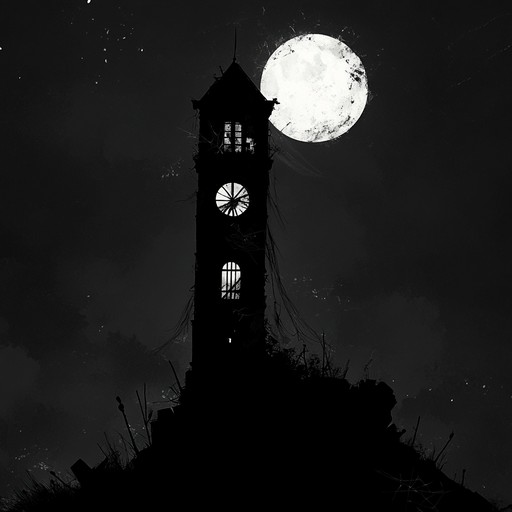 Immerse yourself in the haunting ambiance of an ancient clocktower at midnight, with ghostly chimes echoing through the darkness, accompanied by eerie whispers and mysterious creaks. This cinematic soundscape sets a perfect stage for chilling tales and spooky adventures.