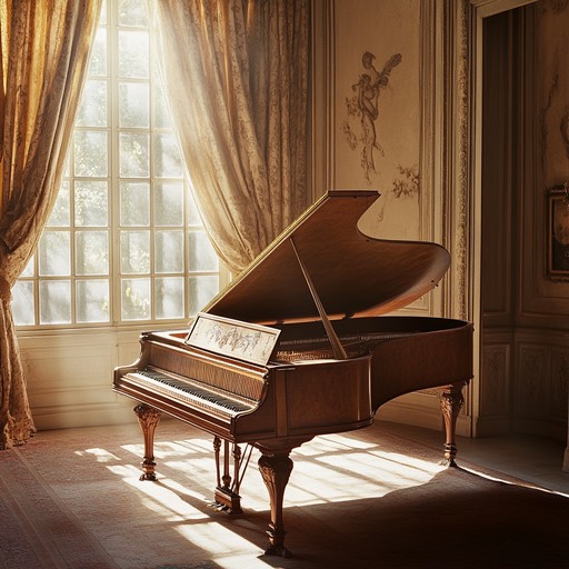 An engaging composition in the uplifting baroque style, featuring lively harpsichord arpeggios and captivating string melodies, creating an invigorating and joyful atmosphere. Perfect for brightening up any setting with its timeless elegance and cheerful mood.