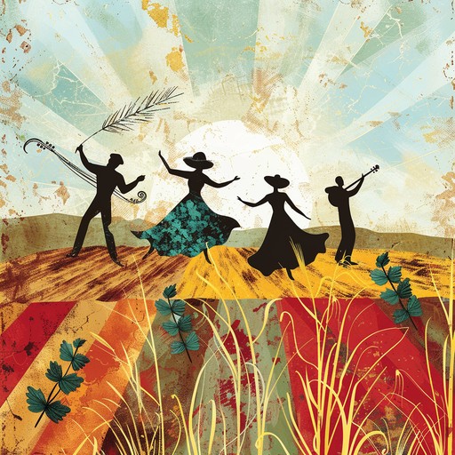 This joyful folk song captures the spirit of a sunlit harvest festival. An upbeat melody played on an acoustic guitar, accompanied by rhythmic clapping and light percussion, sets an energetic yet warm tone. The piece is rooted in traditional folk music but infused with modern touches, reflecting community unity, harvest abundance, and simple pleasures.