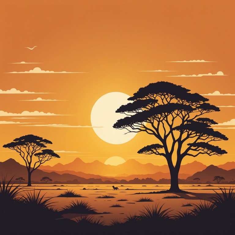 This track features a heartwarming blend of traditional afrobeat rhythms with soft percussion that evokes a serene sunrise over the plains of savannah. The use of native instruments melds with contemporary sounds, creating a piece that is both uplifting and grounding, perfect for reflective mornings or peaceful afternoons.