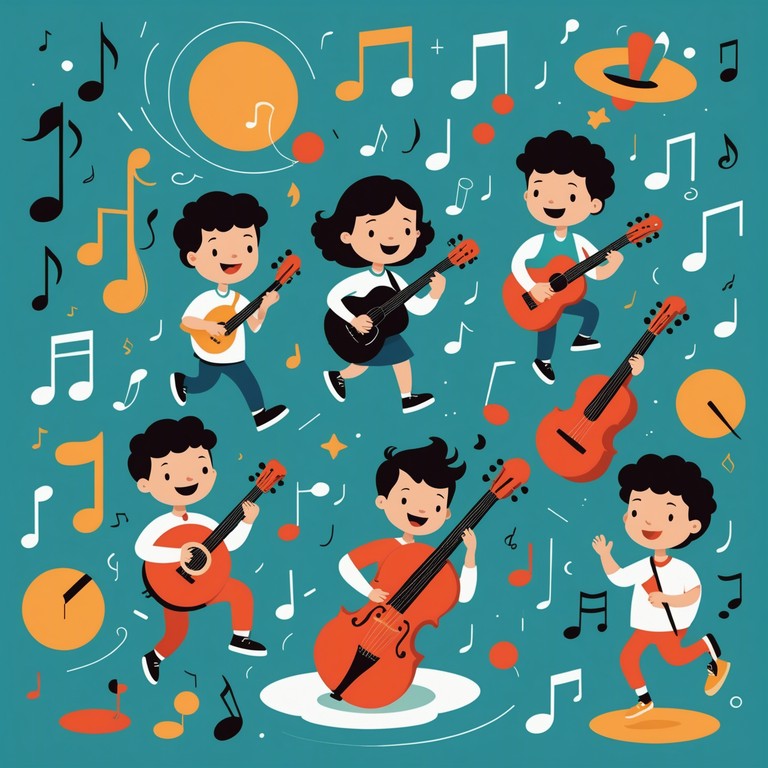 A well crafted, bright composition that serves as an excellent auditory backdrop for young children during main play hours. Its lively xylophone riffs and cheerful dynamics are designed to boost mood and encourage active participation.