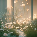 relaxing, dreamy melody evoking an evening garden ambiance