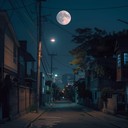 ethereal soundscape capturing enigmatic nighttime urban atmosphere