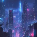 thrilling cyberpunk beats, immersive futuristic soundscapes