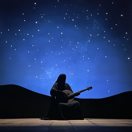 A dramatic piece combining traditional middle eastern instruments with broadway grandeur, leading listeners through an enchanting and mysterious desert journey