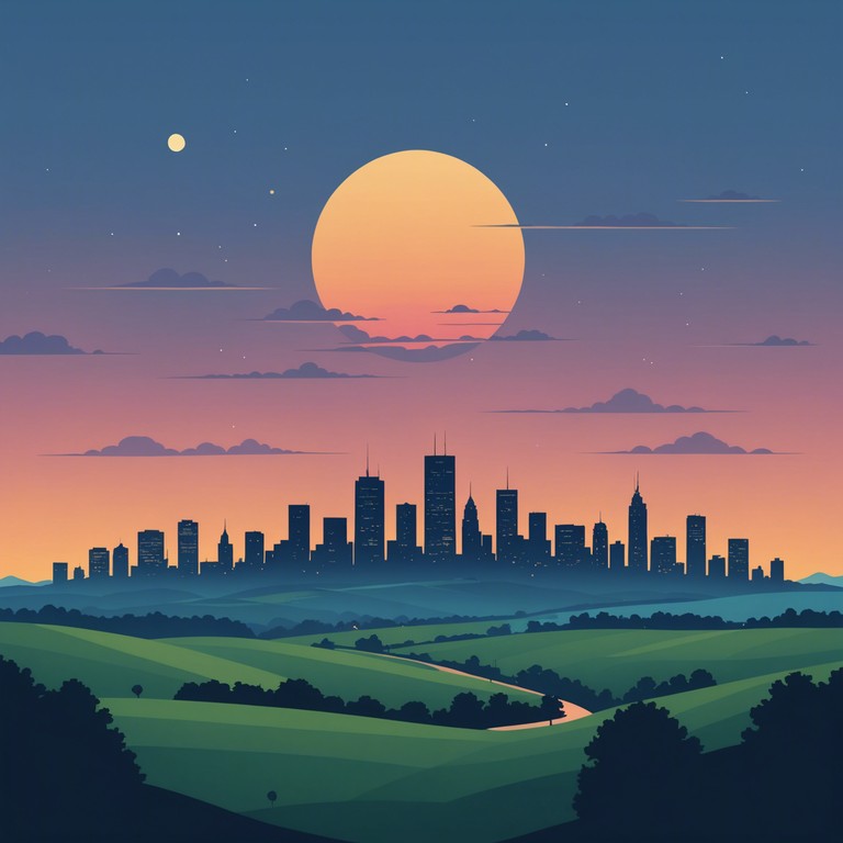 This track blends the soulful elements of americana with urban inspired beats, creating a unique soundscape that feels like a nighttime drive through a city with a heart of country music. The rich acoustic guitar layers over a subtle hip hop influenced drum pattern, offering a reflection on the dual nature of modern life, where urban and rural seamlessly intersect.