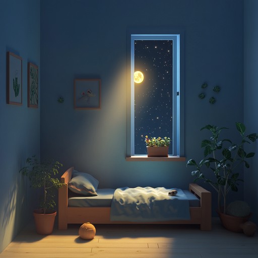 This instrumental nursery rhyme carries a sense of longing, evoking a starry night’s quiet beauty and comforting dreams. Gentle, twinkling melodies intertwine with soft harmonies, creating a soothing atmosphere perfect for bedtime. It invites listeners to reflect on the delicate balance of night’s stillness and the dreams that follow.