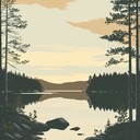 gentle melodies reflecting finland's peaceful summer lakeside atmosphere