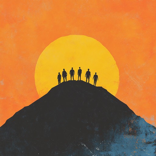 An empowering symphony that melds sweeping strings with bold brass, starting with a quiet introspection and evolving into a grandiose finale. Incorporating motifs from multiple cultures, it embodies the spirit of overcoming challenges and uniting diverse voices. The piece transports listeners on an emotional journey from darkness into light, evoking feelings of strength and inspiration.