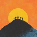 an epic orchestral piece symbolizing victory, unity, and renewed hope.