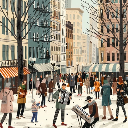 An uplifting urban track blending vibrant polka accordion melodies with modern beats. It captures the essence of city life with a joyful twist, bringing a fresh energy to traditional sounds.
