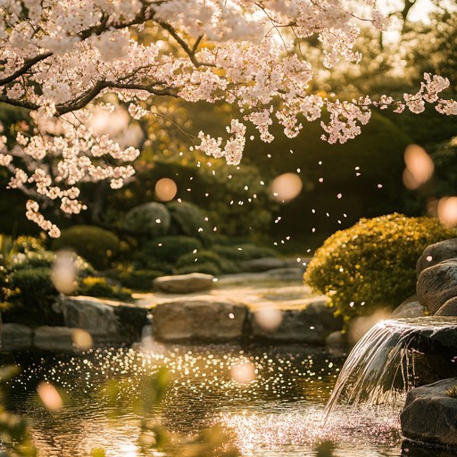 Experience a serene journey through a dreamy japanese landscape with a soothing jpop melody. This instrumental piece captures the essence of cherry blossoms in full bloom, blending gentle synths, smooth bass lines, and airy pads to create a tranquil auditory escape. Perfect for meditation, relaxation, and peaceful daydreaming.