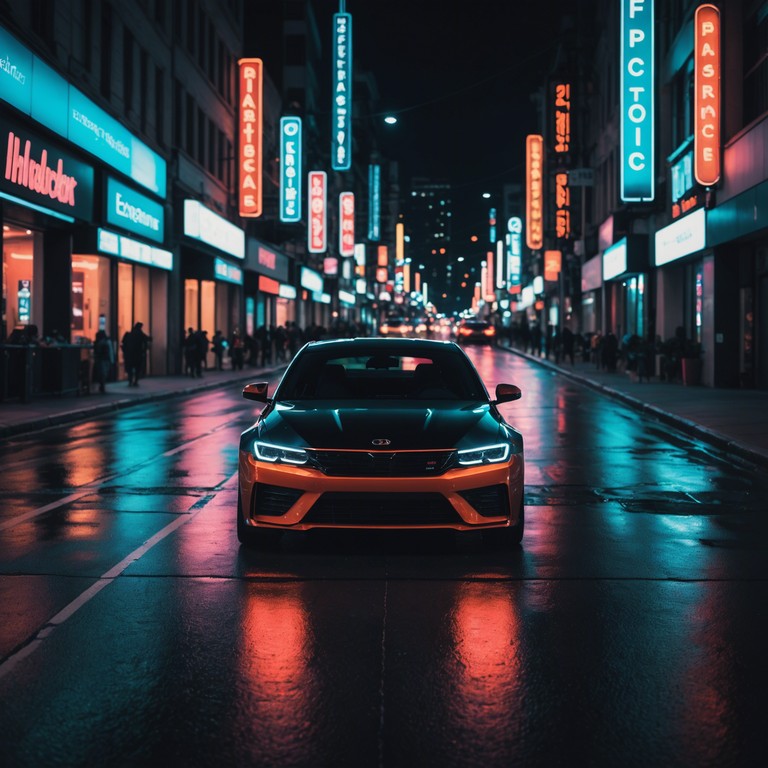 This track embodies the essence of a late night drive through atlanta, mixing modern trap rhythms with futuristic sounds and deep bass lines. The composition leverages a minimalist approach yet achieves a high impact, atmospheric effect that feels like cruising under city lights.