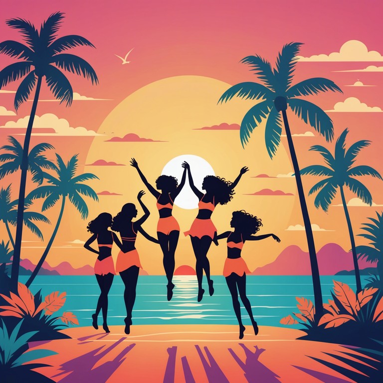 This track encapsulates the spirit of an endless summer with its vibrant, euphoric reggaeton rhythms that suggest a lively beach party under a setting sun. The music is designed to elevate moods and energize the listener with every beat.