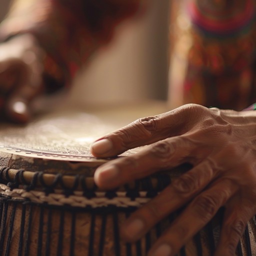 Dive into a mystical journey with intricate tabla rhythms and emotive ragas. This intense instrumental track captivates with its sophisticated patterns and transcendental melodies, evoking a profound sense of depth and cultural richness. The tabla weaves an entrancing web of sounds, making this piece perfect for meditative and immersive experiences.