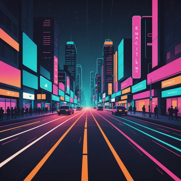 Imagine racing through a cyberpunk cityscape where the skyline pulses with the rhythm of deep electronic beats and sweeping synth melodies. It's all about capturing the essence of speed and nocturnal adventure.