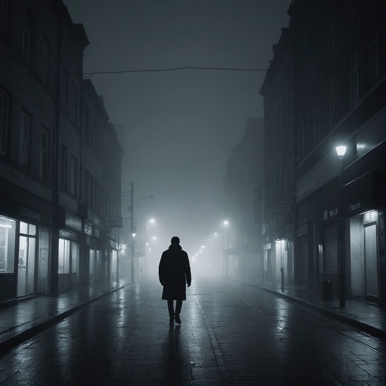 Immerse in a soundscape where haunting melodies intertwine with brisk beatwork, encapsulating a night walk through foggy city streets. Emulating the mysterious and slightly unsettling aura of nocturnal exploration, the track uses the resonant tones of a zither to bring an ethereal quality that contrasts sharply with sharp, plucky trip hop beats.