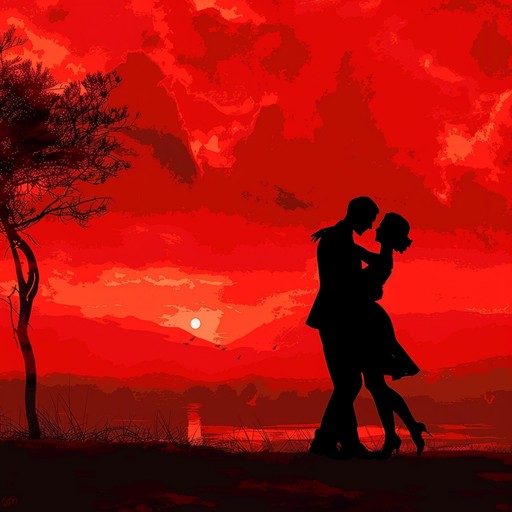 This piece effortlessly blends the passionate rhythms of tango with romantic, sweeping melodies, creating an atmosphere perfect for an intimate evening. As the music sways between fiery and gentle dynamics, it captures the essence of a love story unfolding under the warm, crimson hues of a sunset sky.