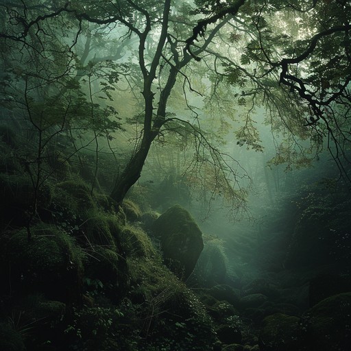 Immerse yourself in a mystical journey through ancient, sacred forest sounds, where the echoes of primal chants and the gentle rhythms of nature converge to create an ethereal atmosphere. This piece captures the essence of spiritual communion with the earth and the transcendence of the human spirit.