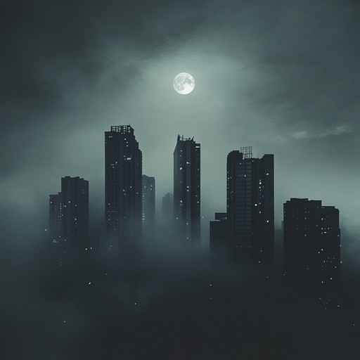 A haunting instrumental exploring desolate cityscapes through chilling synth melodies and understated rhythms, evoking feelings of isolation and unease