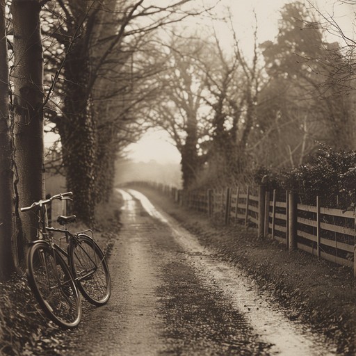 This instrumental captures the essence of a peaceful summer evening bike ride through country lanes. The warm acoustic guitar strumming, supported by the soft banjo picking and gentle fiddle, evokes a heartfelt sense of longing and blissful nostalgia, taking the listener back to simpler times.