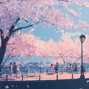 uplifting anime tune celebrating cherry blossoms