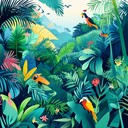 lively beats with tropical jungle vibes and melodies