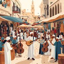 pulsating beats and melodies for a middle eastern festival.