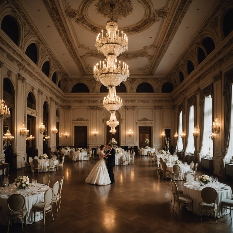 A sweeping waltz that swells with emotion, echoing the grandeur and intrigue of a royal court. The melody, performed on a grand piano, invites listeners to a regal past, evoking images of stately dances under chandeliers in grand ballrooms. The waltz rhythm adds a touch of nostalgic romance and a heightened sense of drama, perfect for a cinematic or theatrical setting.