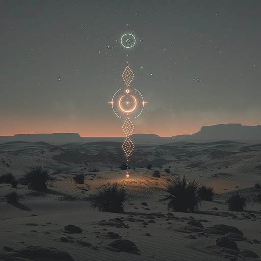 Immerse yourself in a hypnotic journey through an exotic desert landscape, where mystical sounds of ancient flutes and rhythmic percussions evoke a surreal and otherworldly ambiance. Perfect for deep meditation or an entrancing party