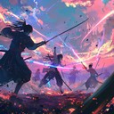 high energy track for anime battle scenes, excitement rising