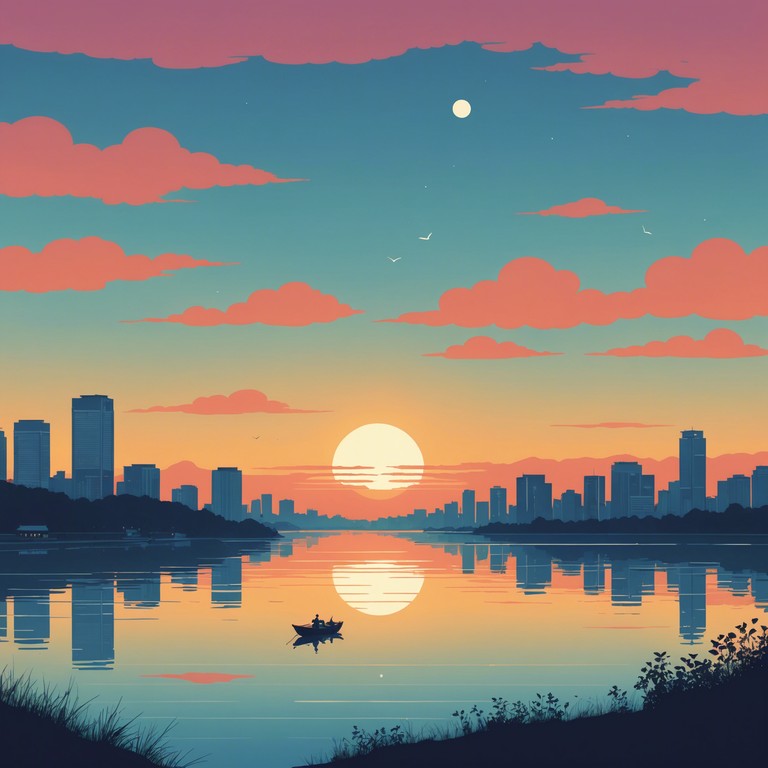 This track encapsulates the essence of a nostalgic evening in seoul, blending traditional korean instruments with classic k pop rhythms to create a soothing, reminiscent tune that transports the listener back in time through the streets of this vibrant city.