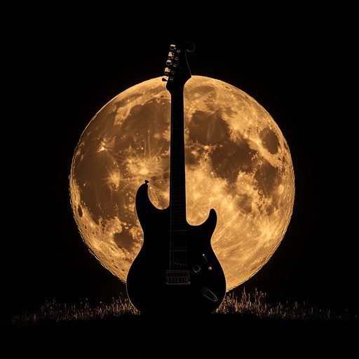 A captivating instrumental melding blues and rock, featuring elegant guitar work that conjures images of a serene night beneath the moonlight.