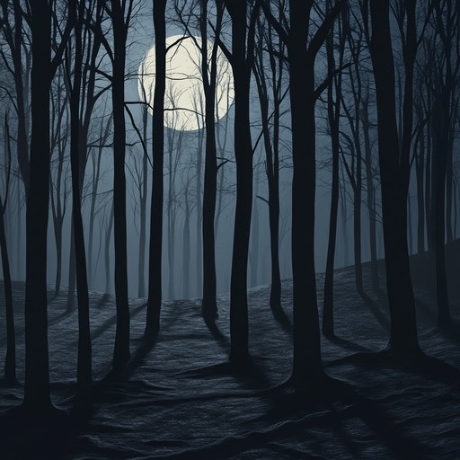 Echoes of ancient tales emerge from the depths of a moonlit forest. The track captures the haunting, introspective mood of wandering through shadowed groves, where every rustle of leaves and distant owl call feels like a whisper from the past. The minimalist guitar strumming intertwines with subtle ambient textures, creating a somber yet reflective journey.