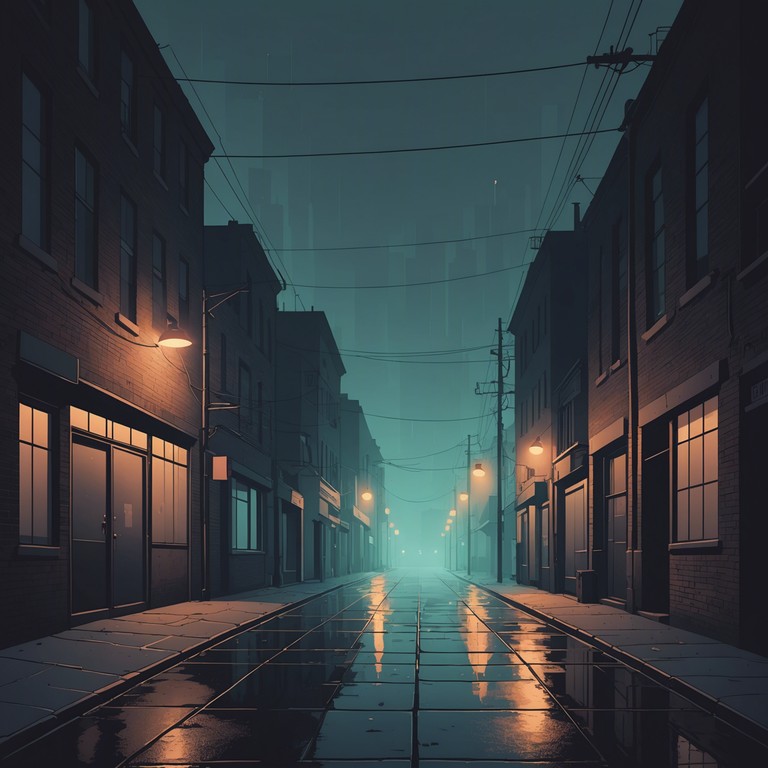 This track features deep, gritty basslines and haunting synthesizer melodies set against a backdrop of distant urban noise, designed to capture the feel of wandering through a city's lesser known alleys at night. The mood swings from reflective to slightly menacing, pulling the listener into the deeper stories that unfold after dark.