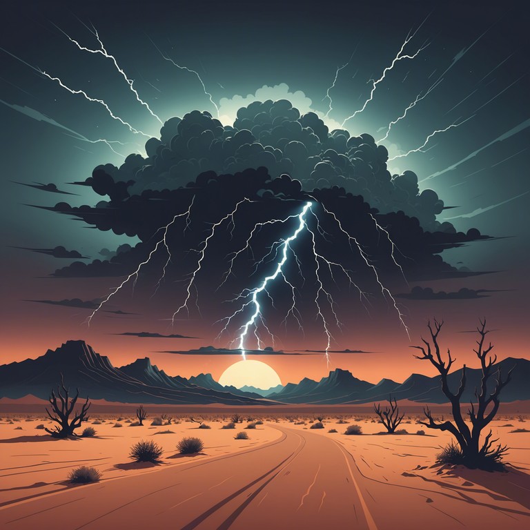 A powerful composition combining the haunting sound of the duduk with fast paced, intense traditional rhythms, evoking imagery of a furious sandstorm sweeping across an ancient desert landscape, embodying defiance and resilience against the elements